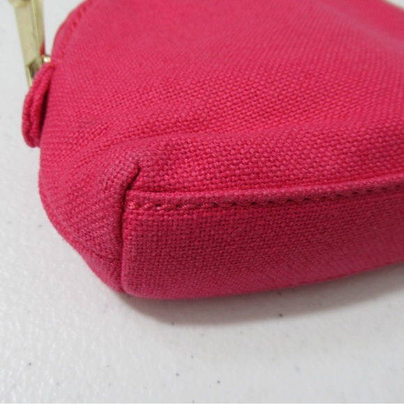 Spartina 449 Pink Flamingo Natural Linen Cosmetic Bag - Picture 7 of 17